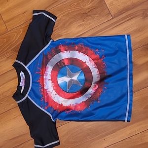 Captain America 🇺🇸 Rash Guard Small